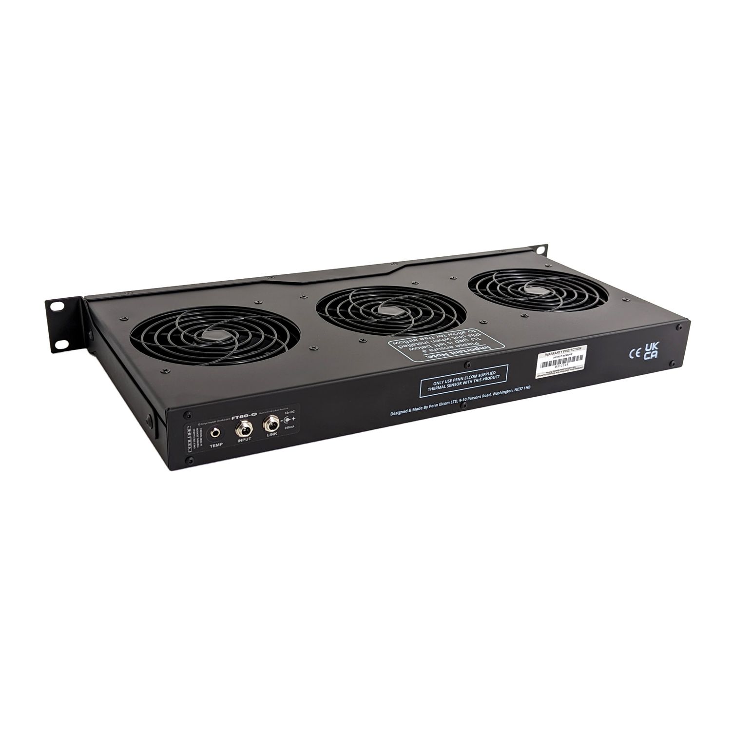 1U / 6U Quiet and Versatile Rack Fan Unit - Rack Cooling - Case it ApS