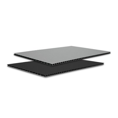 0546 BG SolidLite� PP. Plate black / grey 4.5 mm, 2500 x 1250 mm