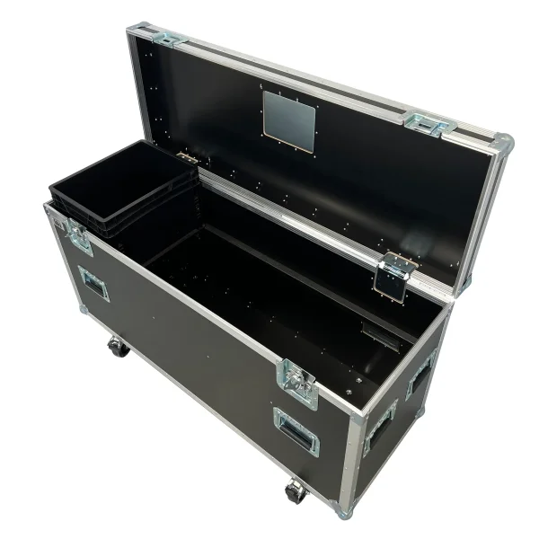 Flightcase housebox with 4XEU Boxes
