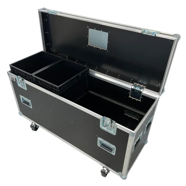 Flightcase housebox with 4XEU Boxes
