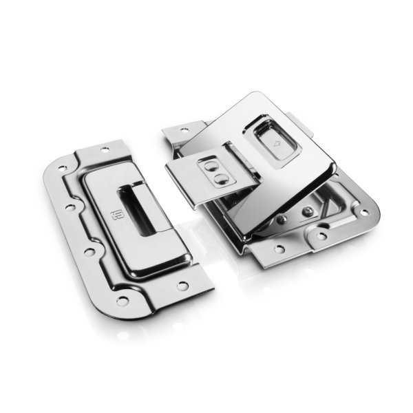 17500 CLAPLOCK Flightcase Latch cranked 9.5 mm deep