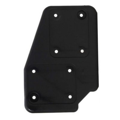 38085 Castor Plate polyamide black left
