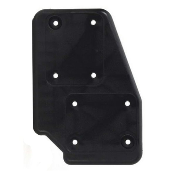 38085 Castor Plate polyamide black right