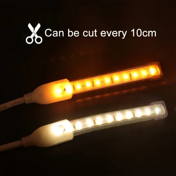 230v 10w /m LED strip (Cut every 10cm)