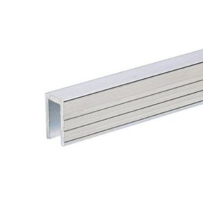 6200 Aluminium Capping Channel for 7 mm Dividing Wall