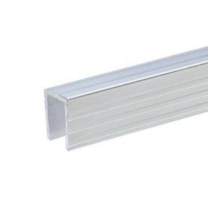 6240 Aluminium Capping Channel for 9.5 mm Dividing Wall