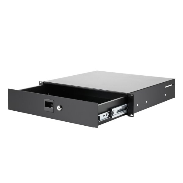 Adam Hall STANDARD Rack Drawer (Aluminium)