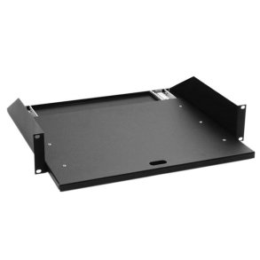 87555 Rack Tray 2U | with pull-out rails