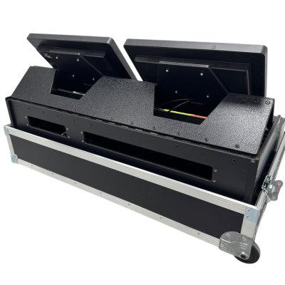 Flightcase for Avolite T3 + T3 Wing light console