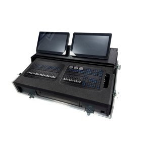 Flightcase for Avolite T3 + T3 Wing light console