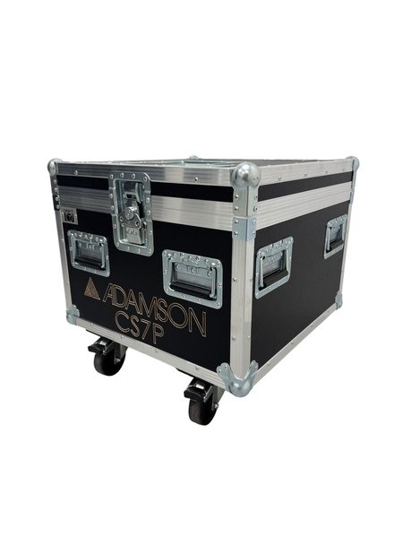 Flightcase for 2 x Adamson CS7p 