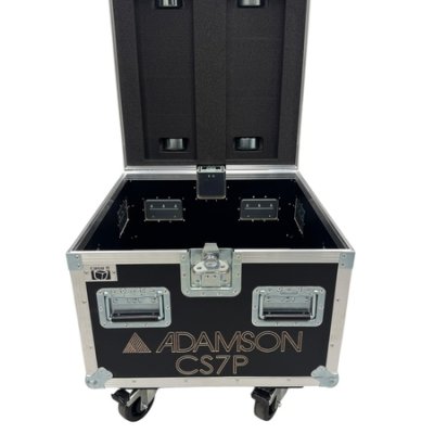 Flightcase for 2 x Adamson CS7p 