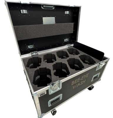 Flightcase for 8 x Bee-Eyee Wash Moving Head