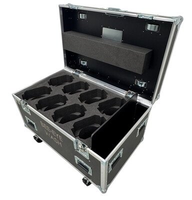 Flightcase for 8 x Bee-Eyee Wash Moving Head