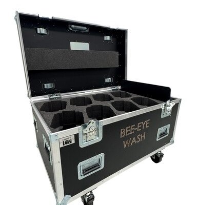 Flightcase for 8 x Bee-Eyee Wash Moving Head