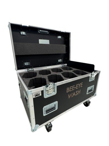 Flightcase for 8 x Bee-Eyee Wash Moving Head