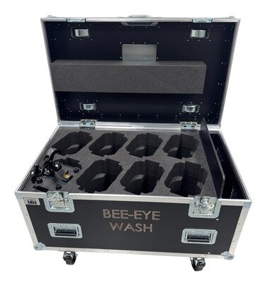 Flightcase for 8 x Bee-Eyee Wash Moving Head