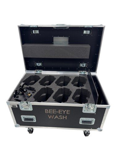 Flightcase for 8 x Bee-Eyee Wash Moving Head