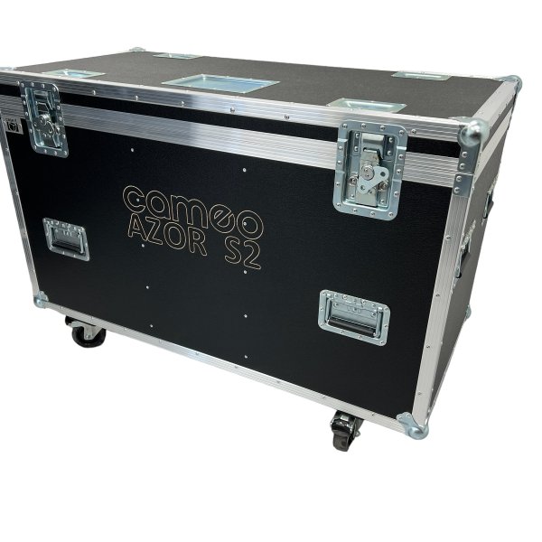 Flightcase for 4 x Cameo Azor S2