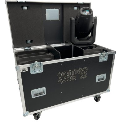 Flightcase for 4 x Cameo Azor S2