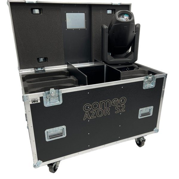 Flightcase for 4 x Cameo Azor S2
