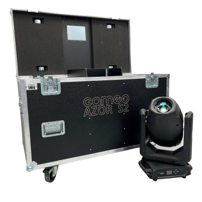 Flightcase for 4 x Cameo Azor S2