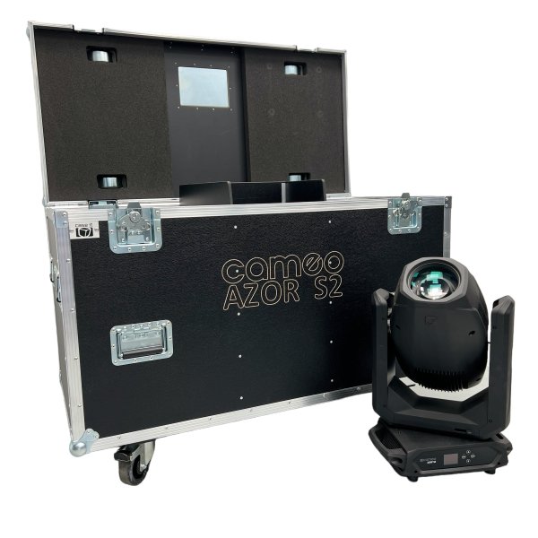 Flightcase for 4 x Cameo Azor S2
