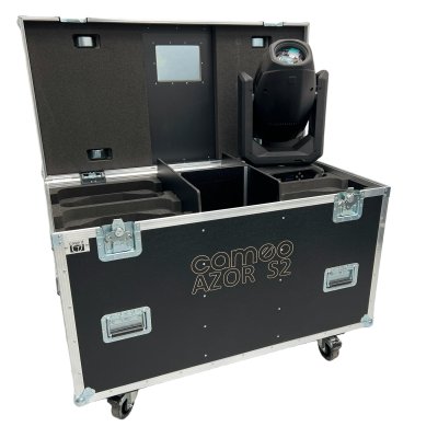 Flightcase for 4 x Cameo Azor S2