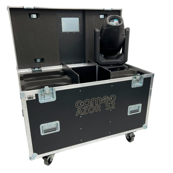Flightcase for 4 x Cameo Azor S2