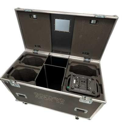 Flightcase for 4 x Cameo Azor S2