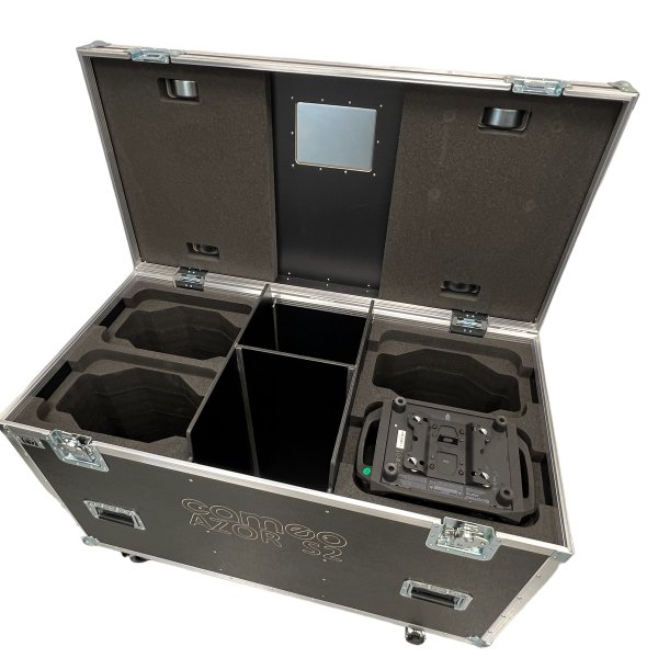 Flightcase for 4 x Cameo Azor S2