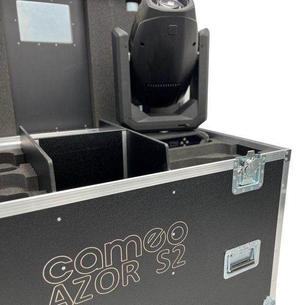 Flightcase for 4 x Cameo Azor S2