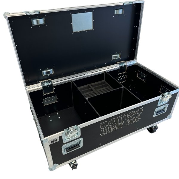 Flightcase for 8 x Cameo Zenit W300