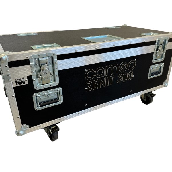 Flightcase for 8 x Cameo Zenit W300