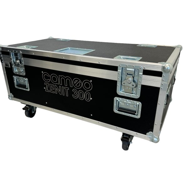 Flightcase for 8 x Cameo Zenit W300
