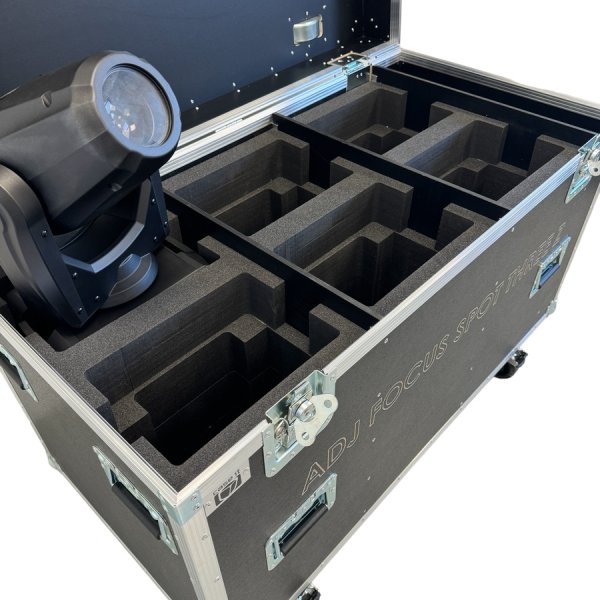 Flightcase for 6 x ADJ Focus Spot