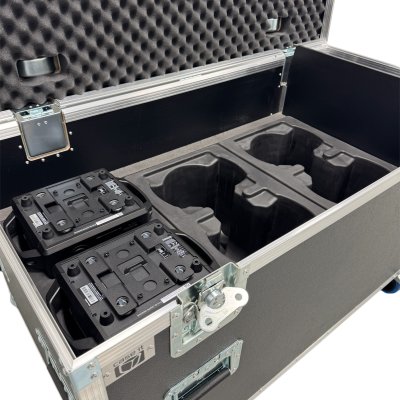 Flightcase for 6 x Cameo EVOS W3