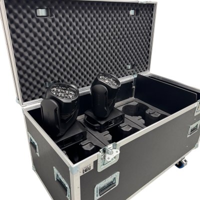 Flightcase for 6 x Cameo EVOS W3