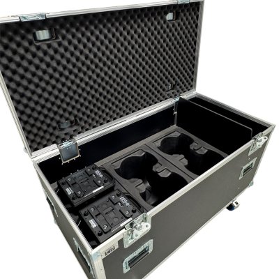 Flightcase for 6 x Cameo EVOS W3