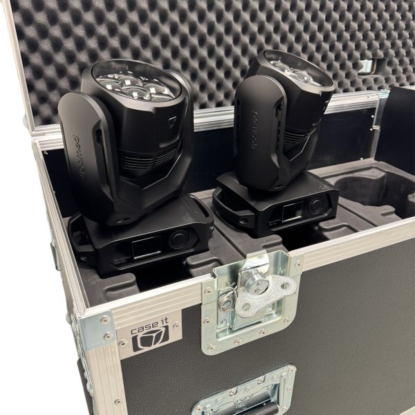 Flightcase for 6 x Cameo EVOS W3