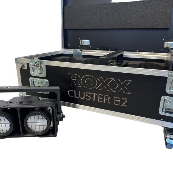 Flightcase for 4 x ROXX Cluster B2