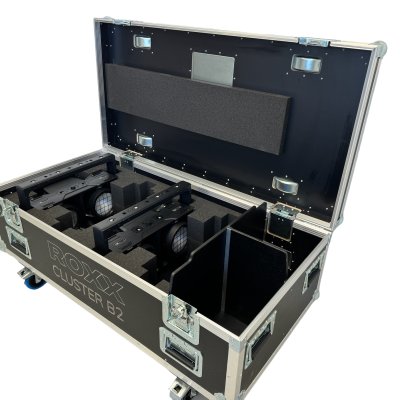 Flightcase for 4 x ROXX Cluster B2