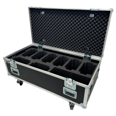Flightcase for 8 x Cameo Flat Pro 12G2