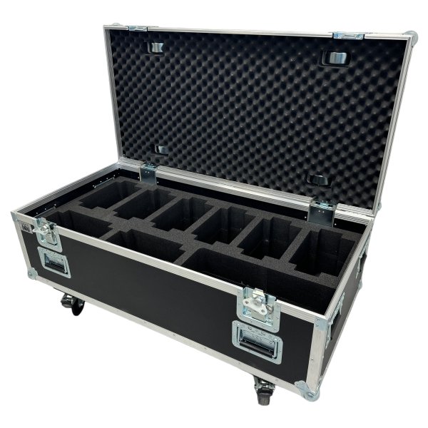 Flightcase for 8 x Cameo Flat Pro 12G2