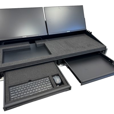 Light Mixer Flightcase for 2 x  22