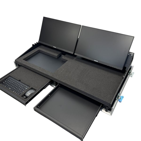 Light Mixer Flightcase for 2 x  22