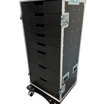 Cabinet with 8 drawers and table legs