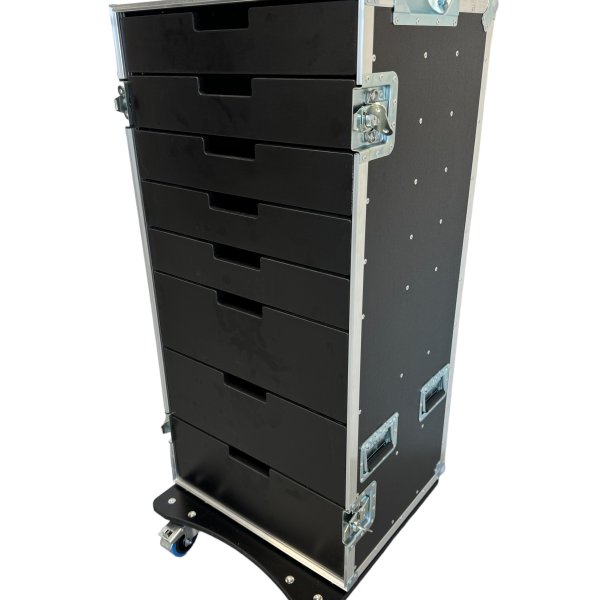 Cabinet with 8 drawers and table legs