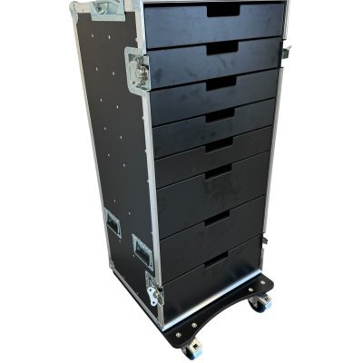 Cabinet with 8 drawers and table legs