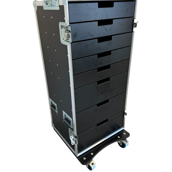 Cabinet with 8 drawers and table legs